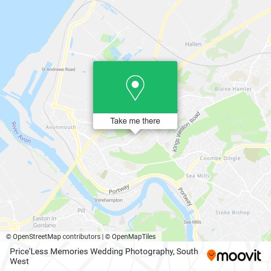 Price'Less Memories Wedding Photography map