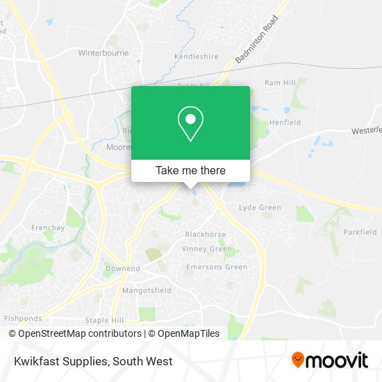 Kwikfast Supplies map