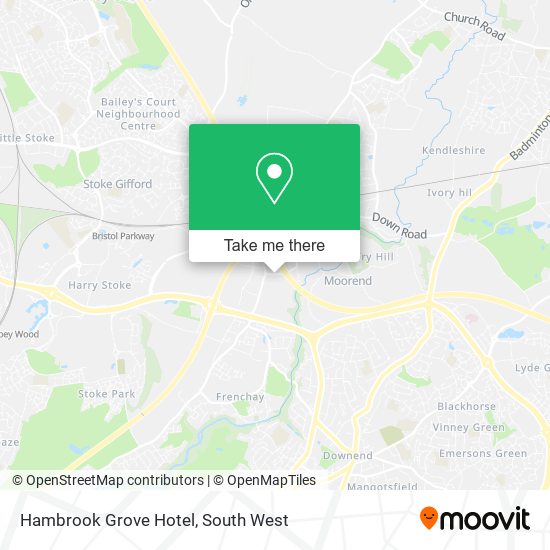 Hambrook Grove Hotel map