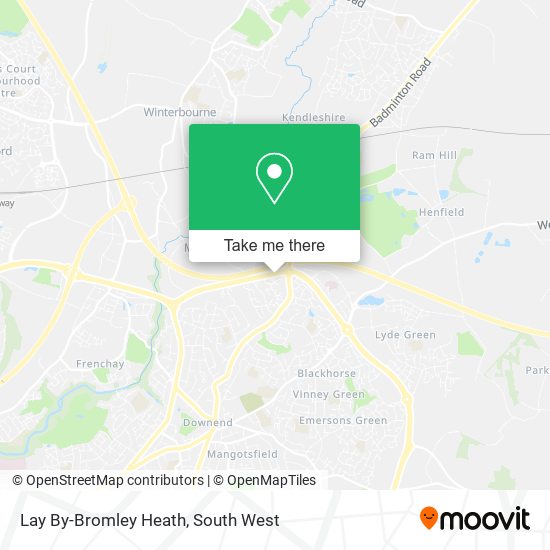 Lay By-Bromley Heath map