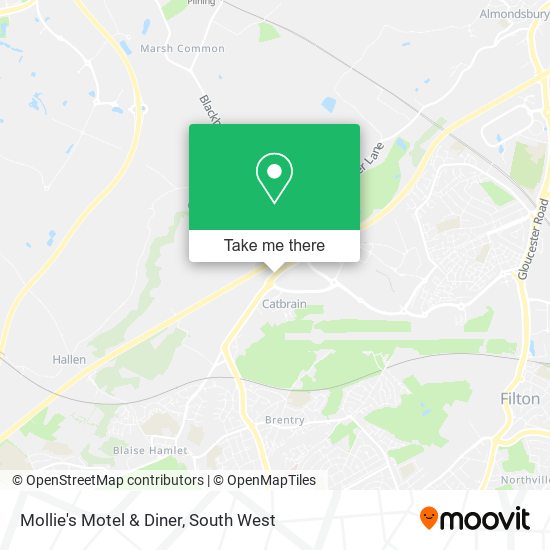 Mollie's Motel & Diner map