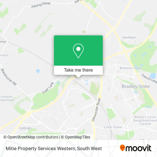 Mitie Property Services Western map