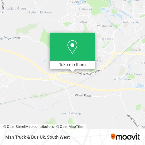 Man Truck & Bus Uk map