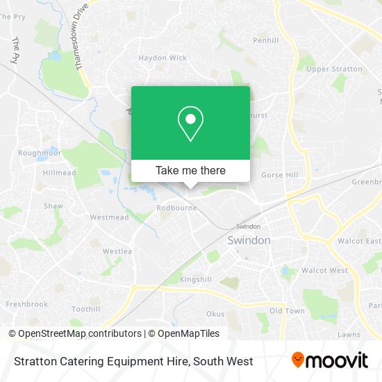 Stratton Catering Equipment Hire map