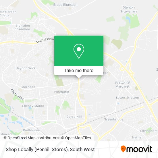 Shop Locally (Penhill Stores) map