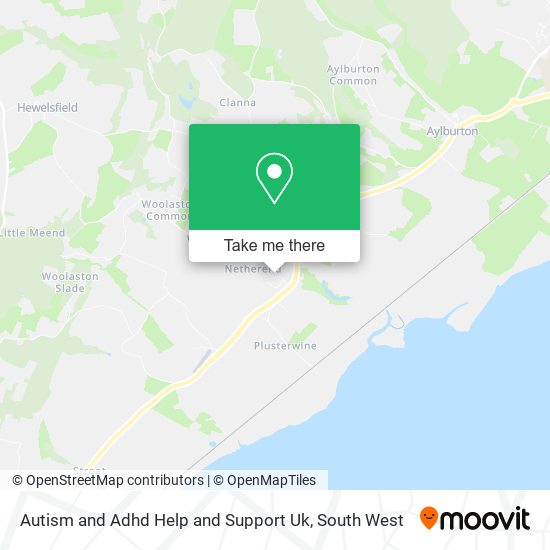 Autism and Adhd Help and Support Uk map