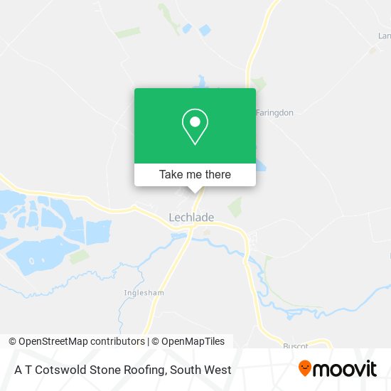 A T Cotswold Stone Roofing map