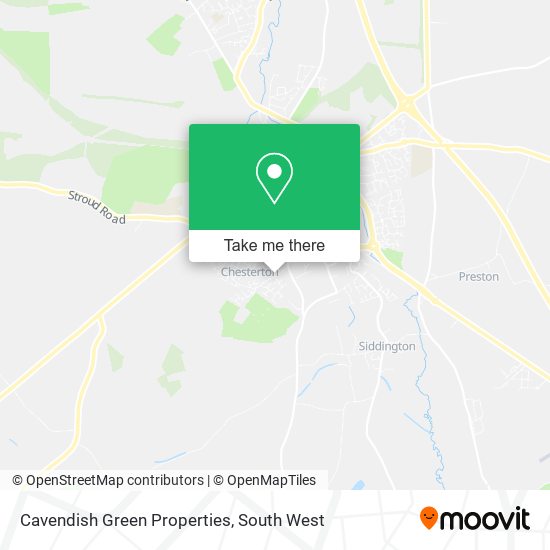 Cavendish Green Properties map