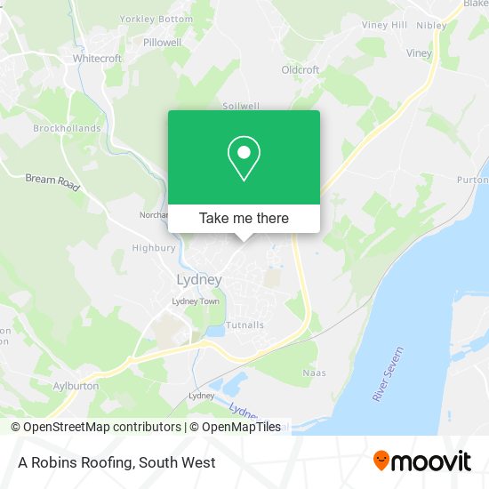 A Robins Roofing map
