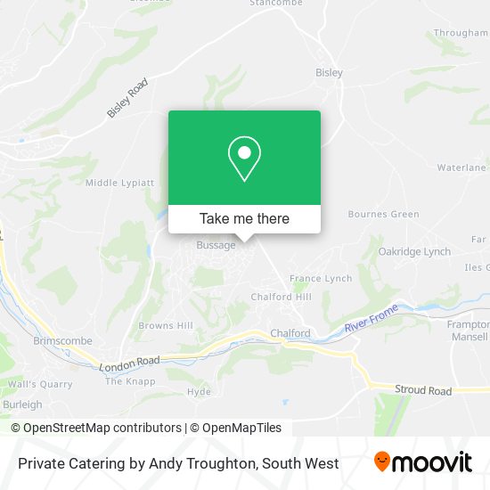 Private Catering by Andy Troughton map