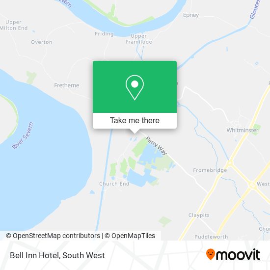 Bell Inn Hotel map