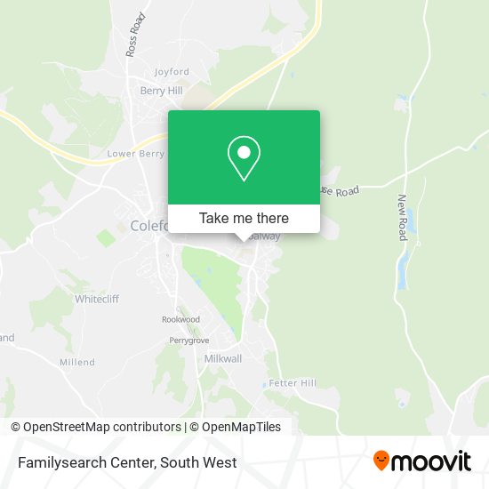 Familysearch Center map