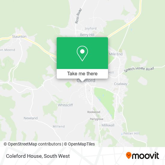Coleford House map