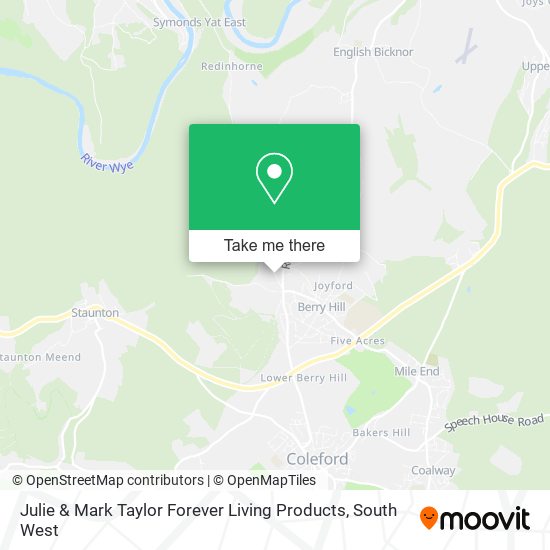 Julie & Mark Taylor Forever Living Products map