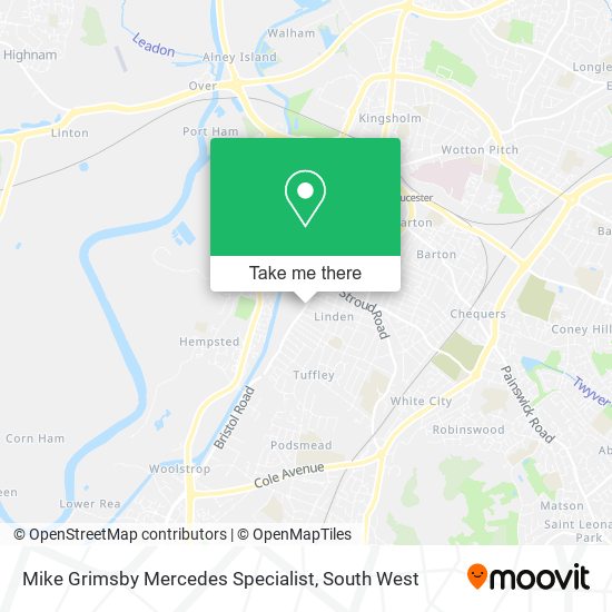 Mike Grimsby Mercedes Specialist map