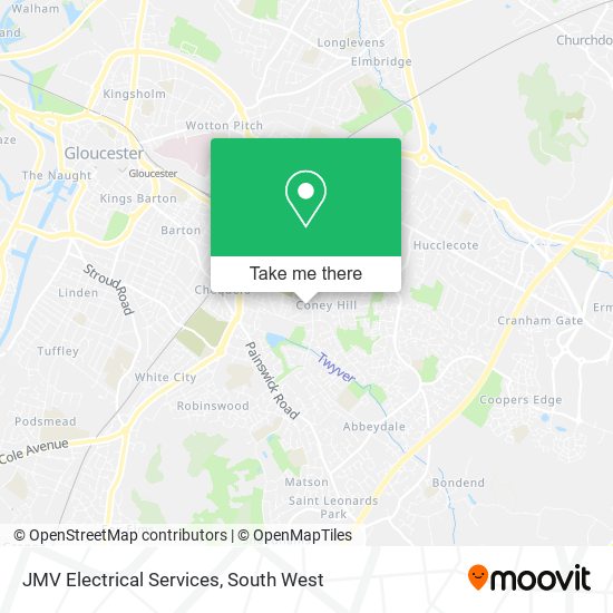 JMV Electrical Services map
