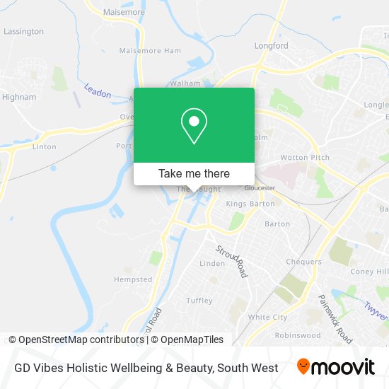 GD Vibes Holistic Wellbeing & Beauty map