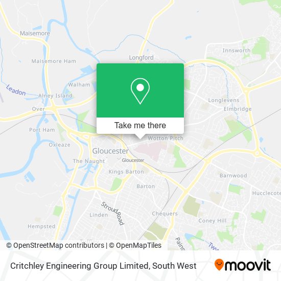 Critchley Engineering Group Limited map