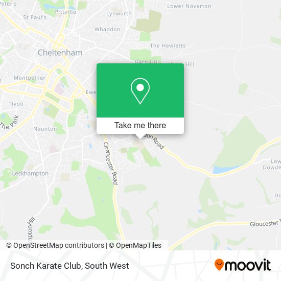 Sonch Karate Club map