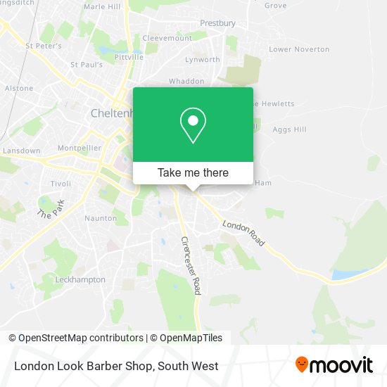 London Look Barber Shop map