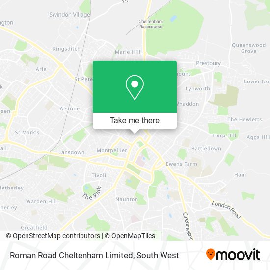 Roman Road Cheltenham Limited map