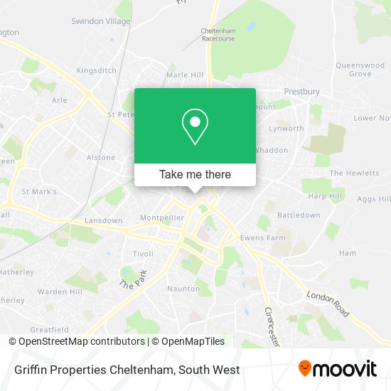 Griffin Properties Cheltenham map