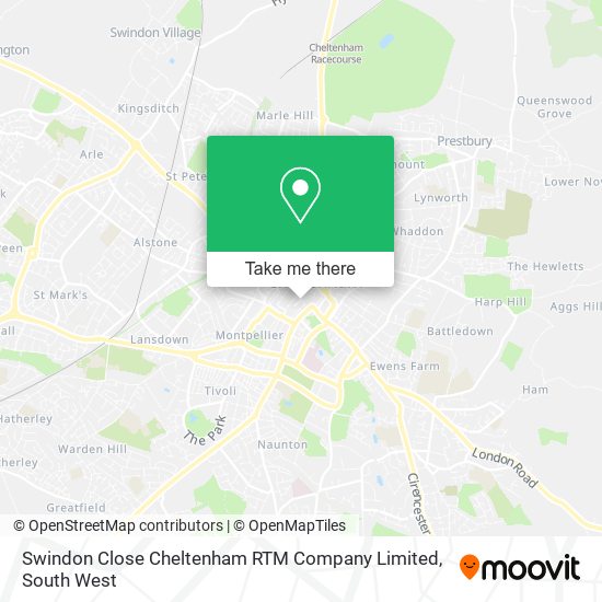 Swindon Close Cheltenham RTM Company Limited map