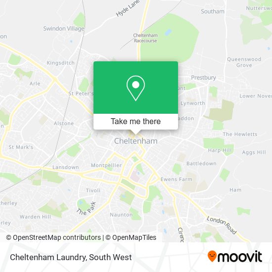 Cheltenham Laundry map