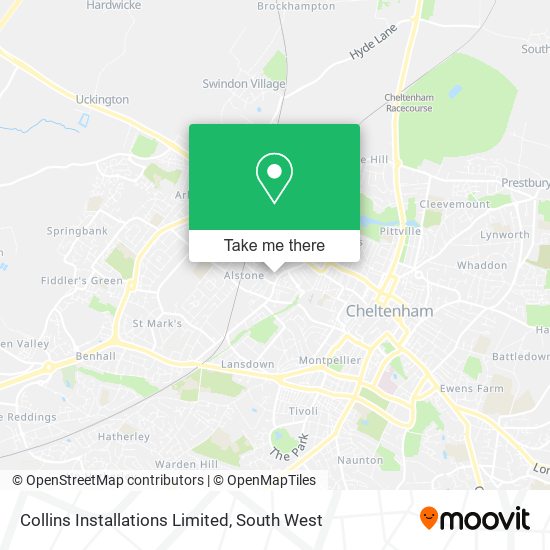 Collins Installations Limited map