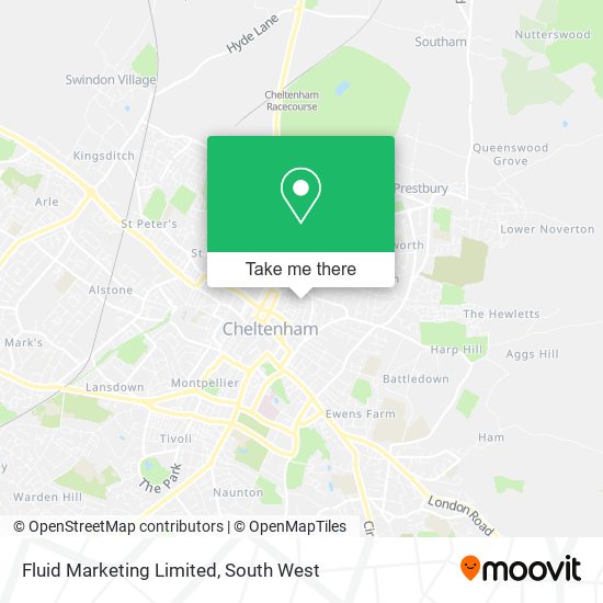 Fluid Marketing Limited map