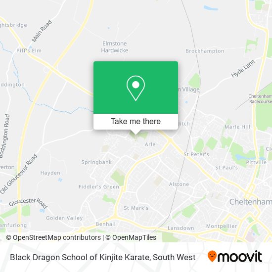 Black Dragon School of Kinjite Karate map