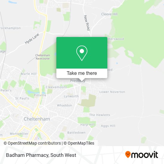 Badham Pharmacy map
