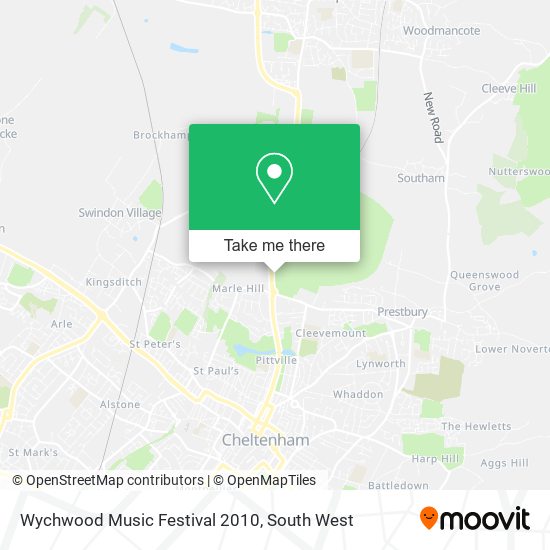 Wychwood Music Festival 2010 map