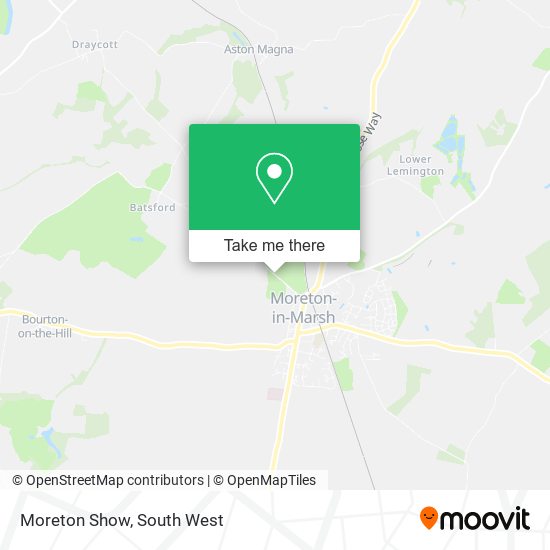 Moreton Show map