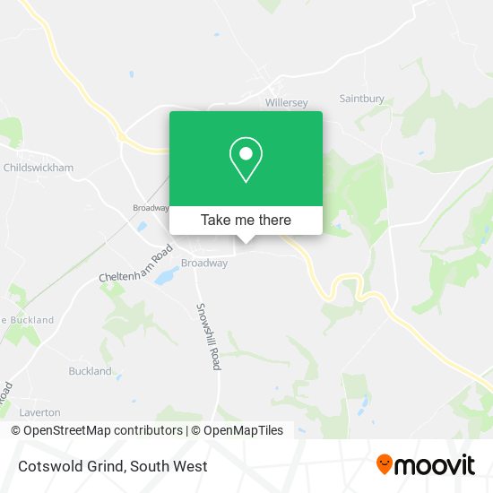 Cotswold Grind map