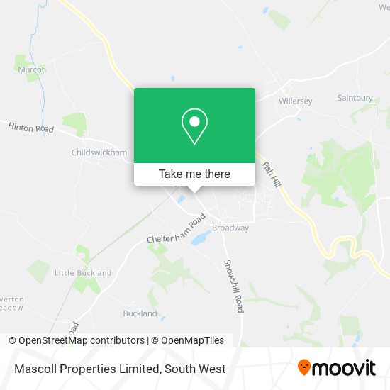 Mascoll Properties Limited map