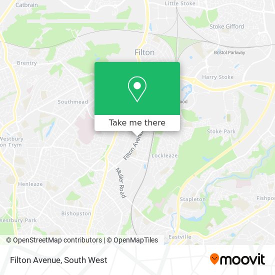 Filton Avenue map