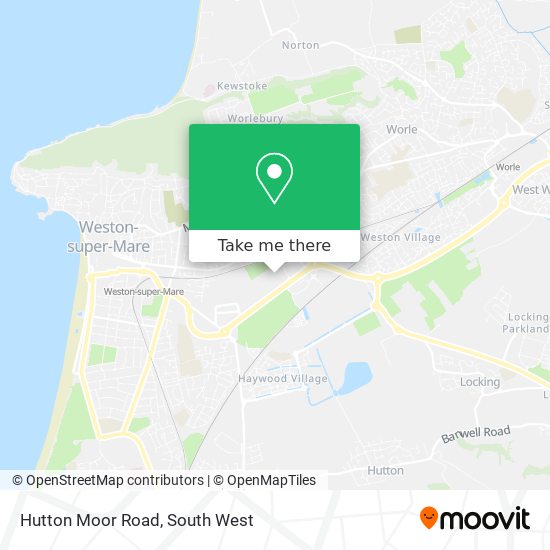 Hutton Moor Road map