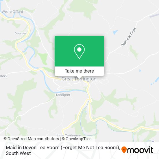 Maid in Devon Tea Room (Forget Me Not Tea Room) map