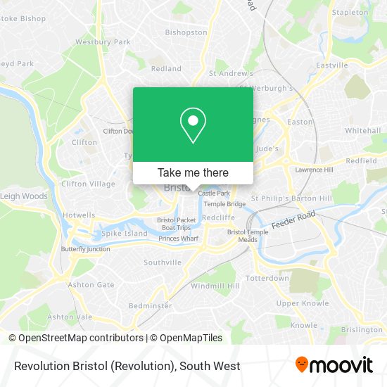 Revolution Bristol map