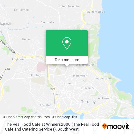 The Real Food Cafe at Winners2000 (The Real Food Cafe and Catering Services) map