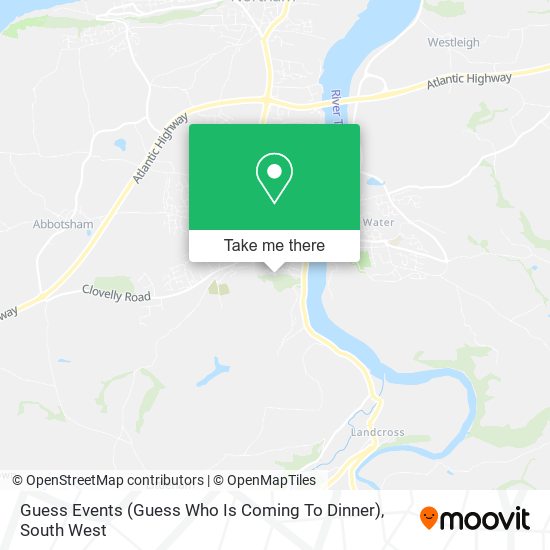 Guess Events (Guess Who Is Coming To Dinner) map