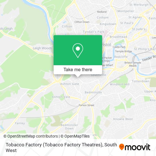 Tobacco Factory (Tobacco Factory Theatres) map