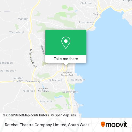 Ratchet Theatre Company Limited map