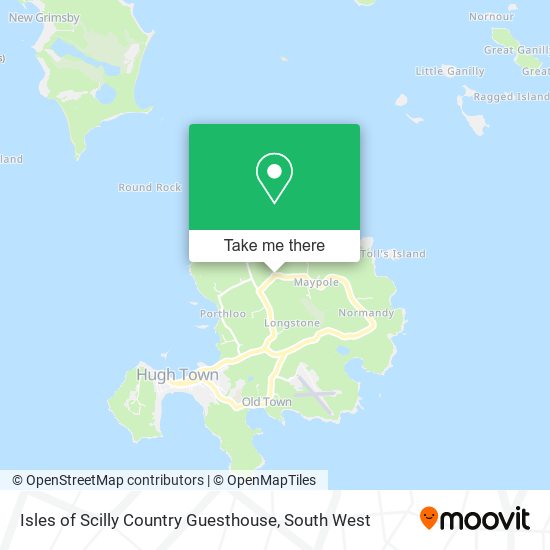 Isles of Scilly Country Guesthouse map
