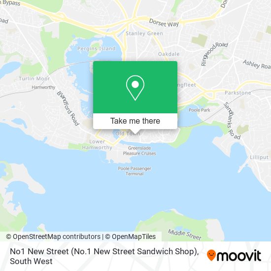 No1 New Street (No.1 New Street Sandwich Shop) map