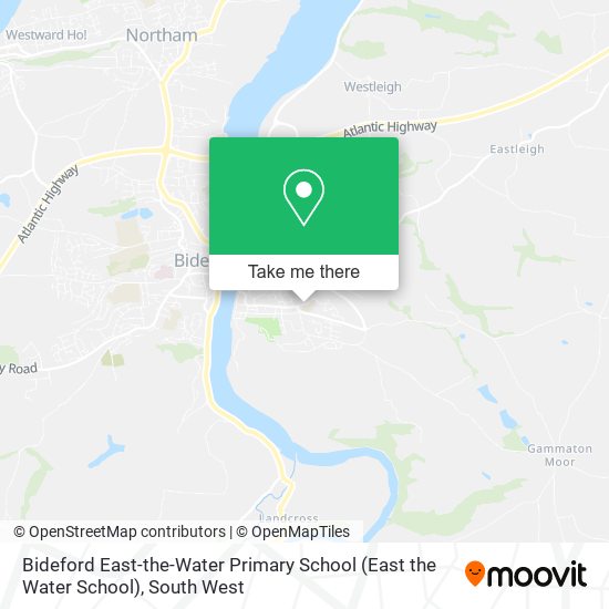 Bideford East-the-Water Primary School (East the Water School) map