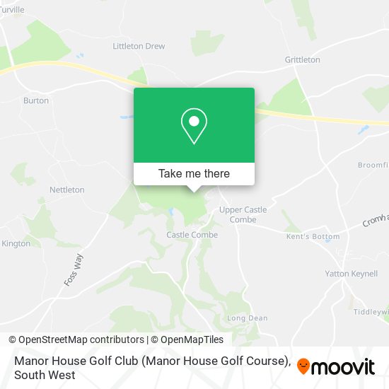 Manor House Golf Club map