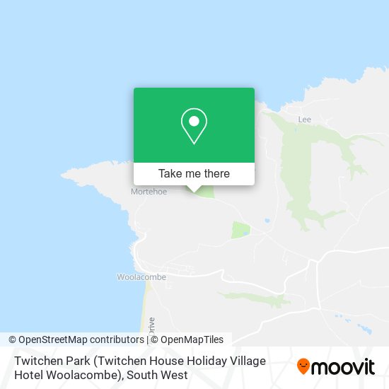 Twitchen Park (Twitchen House Holiday Village Hotel Woolacombe) map
