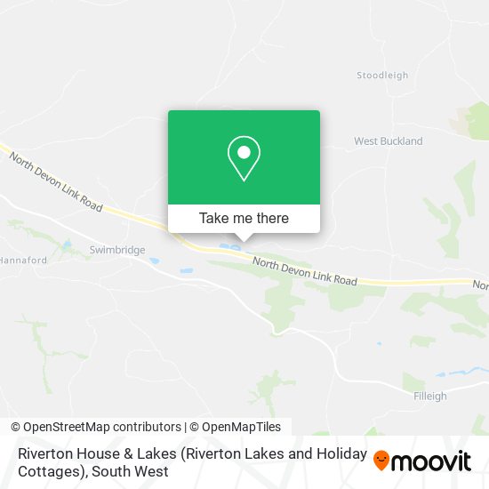 Riverton House & Lakes (Riverton Lakes and Holiday Cottages) map